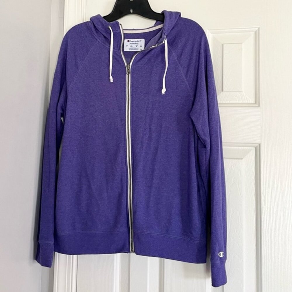 Champion purple activewear hoodie women’s size large